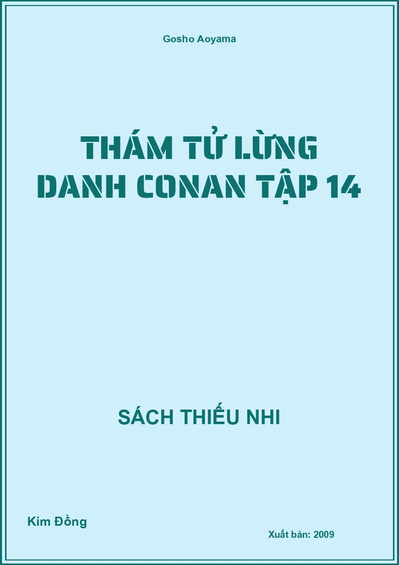 Thám tử lừng danh Conan tập 14