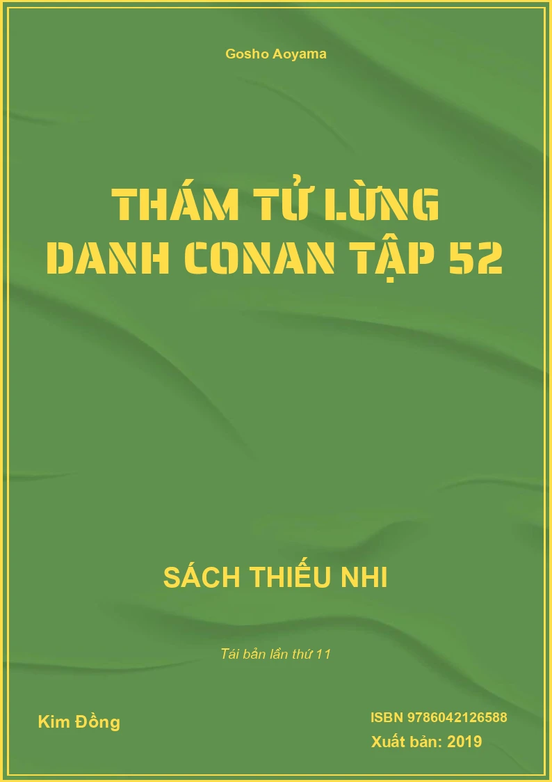 Thám tử lừng danh Conan tập 52