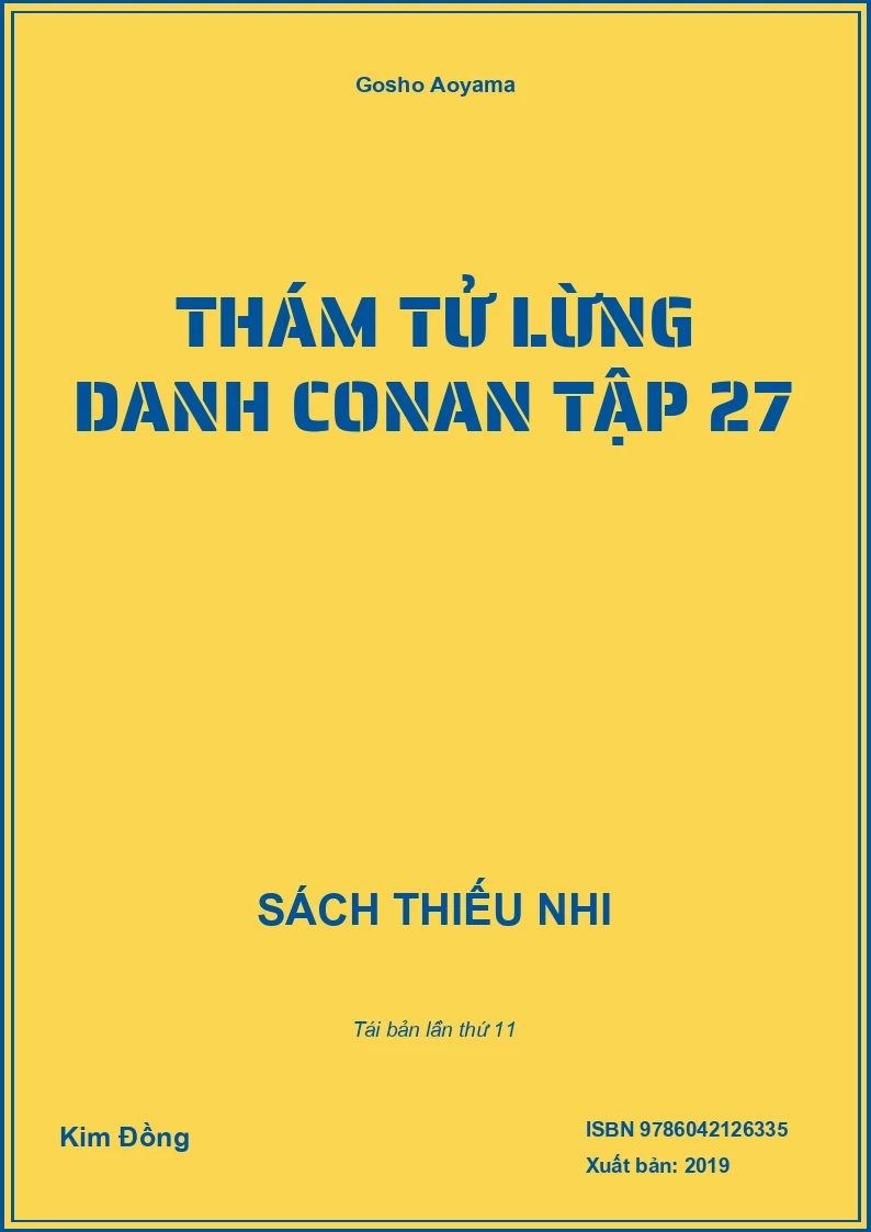 Thám tử lừng danh Conan tập 27