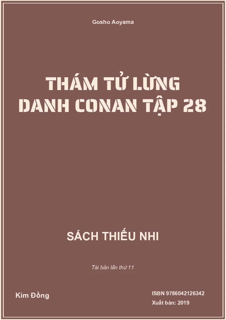 Thám tử lừng danh Conan tập 28