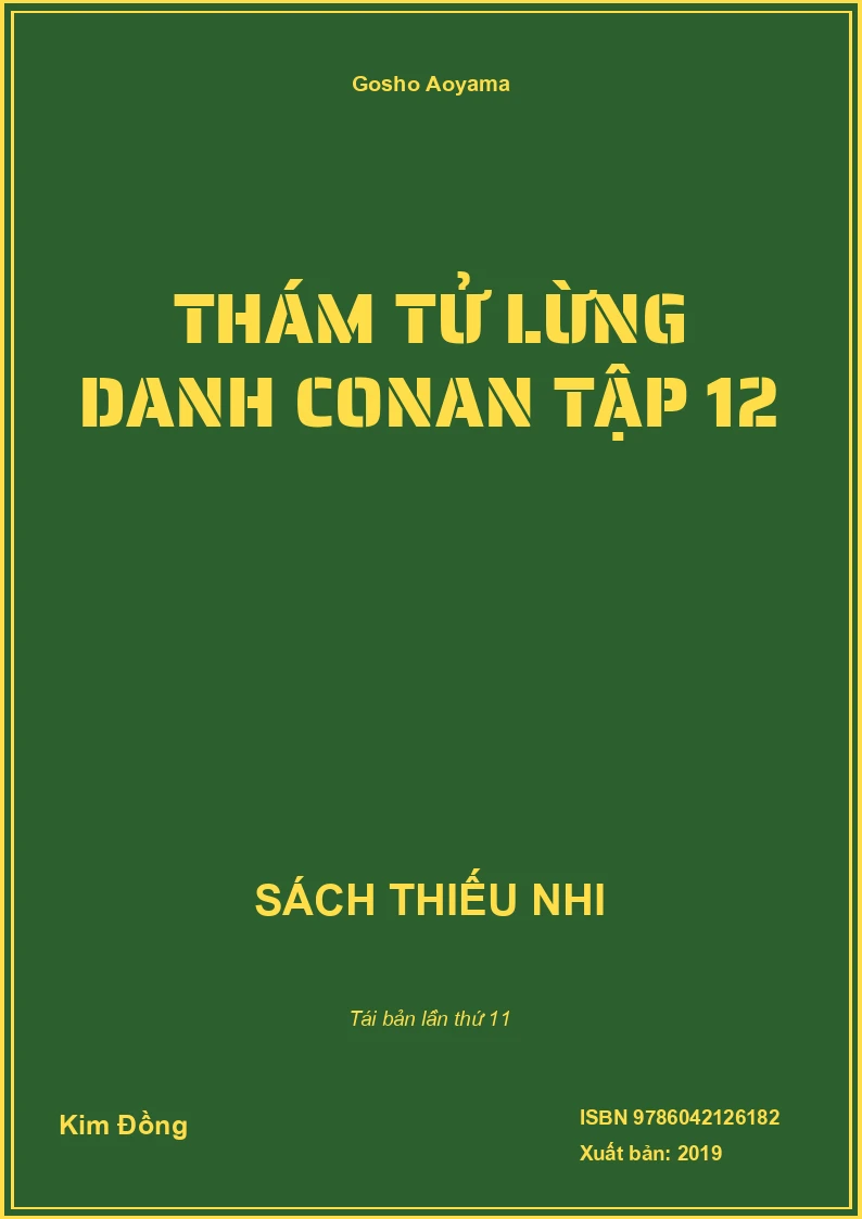 Thám tử lừng danh Conan tập 12