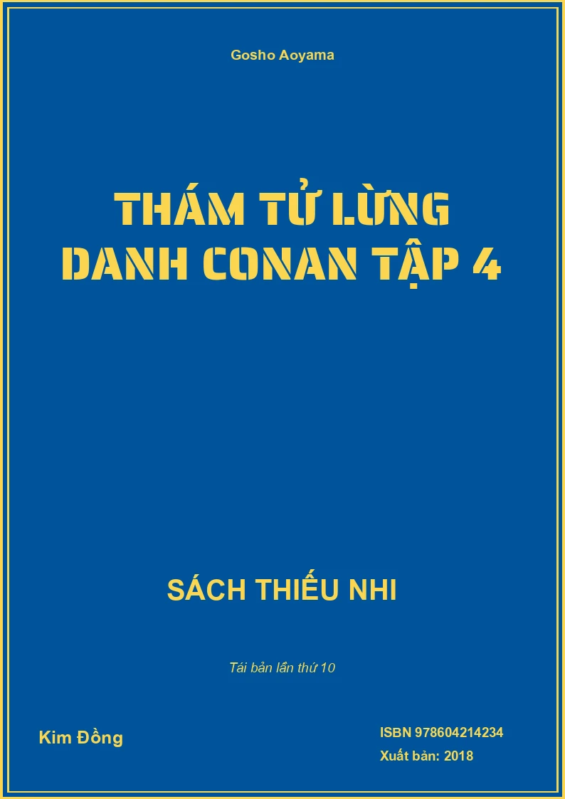 Thám tử lừng danh Conan tập 4