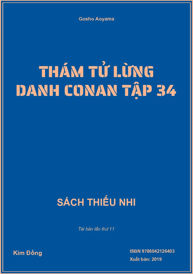 Thám tử lừng danh Conan tập 34