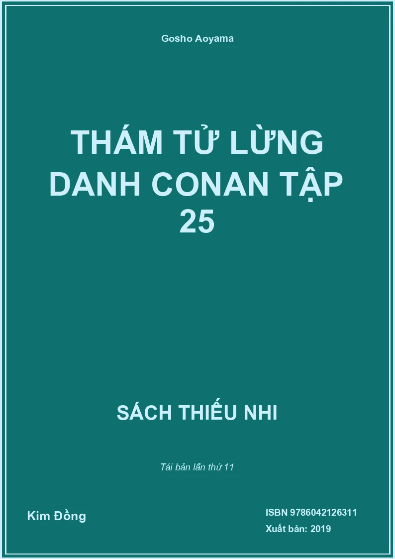 Thám tử lừng danh Conan tập 25