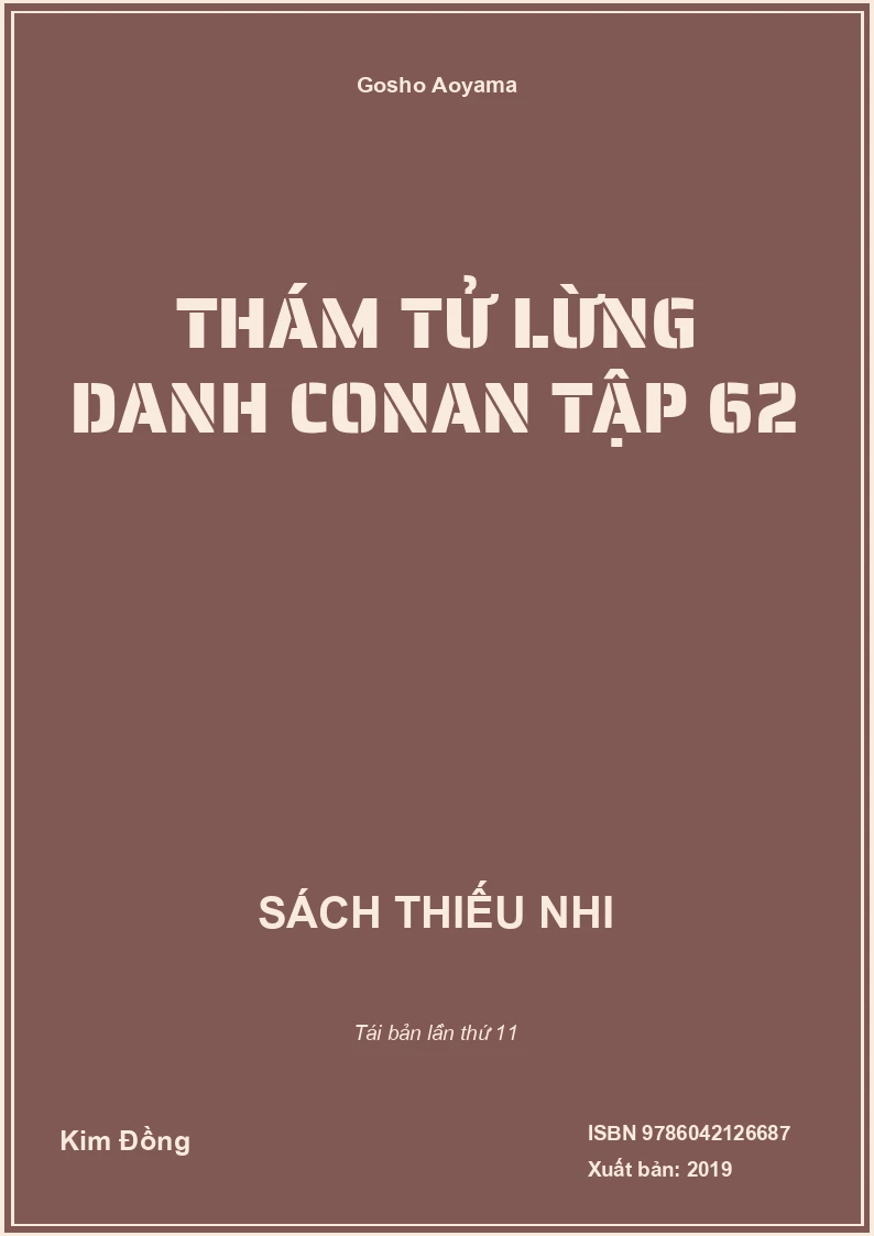 Thám tử lừng danh Conan tập 62