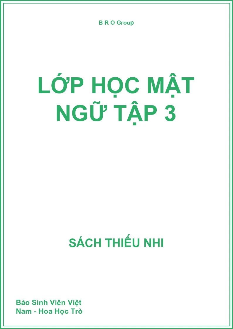 Lớp Học Mật Ngữ Tập 3