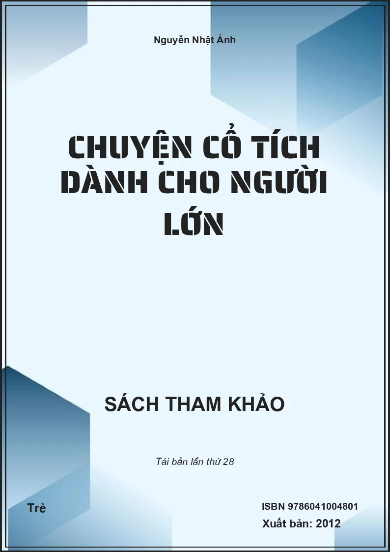 Chuyện Cổ Tích Dành Cho Người Lớn