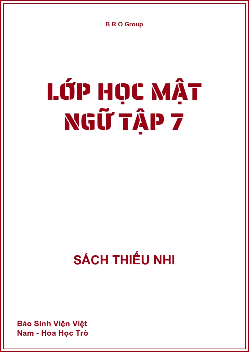 Lớp Học Mật Ngữ Tập 7