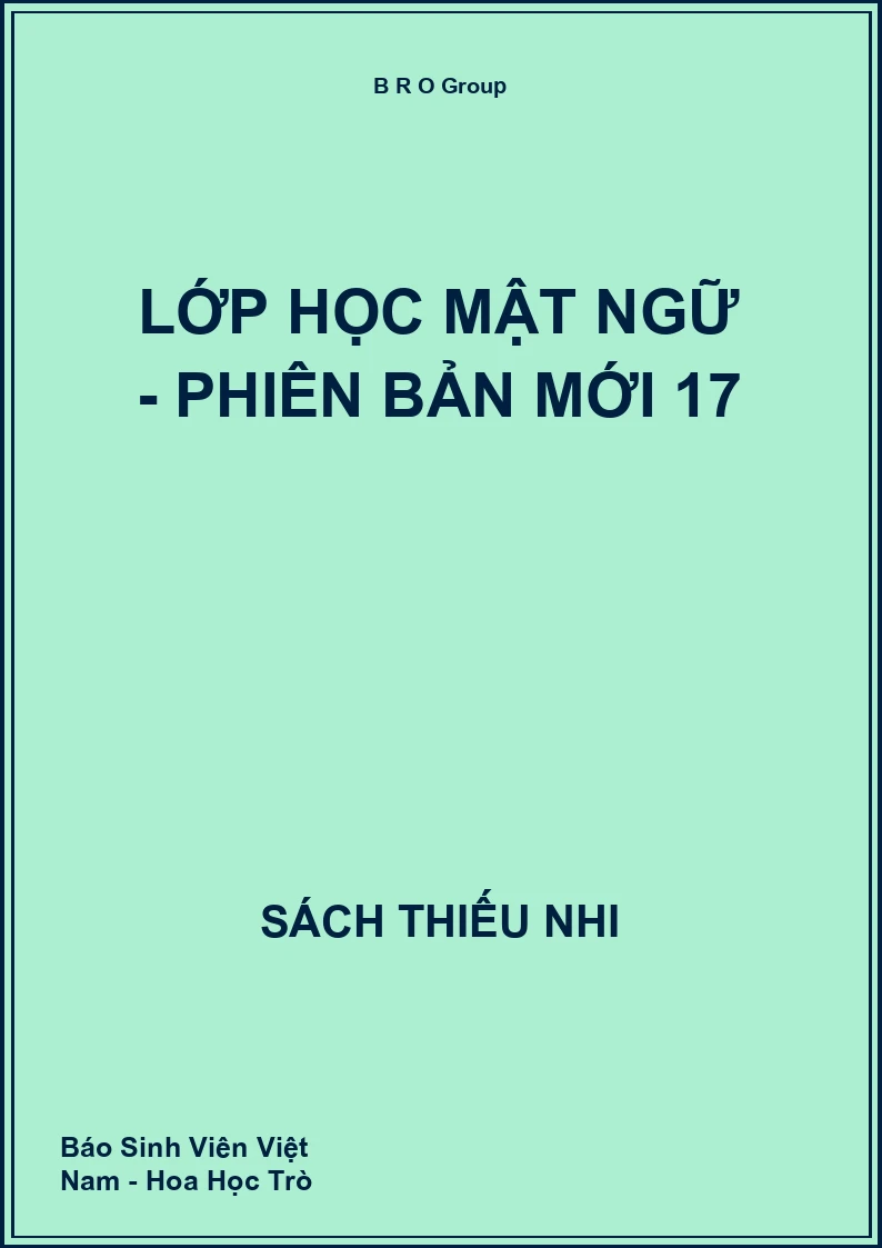 Lớp Học Mật Ngữ - Phiên Bản Mới 17