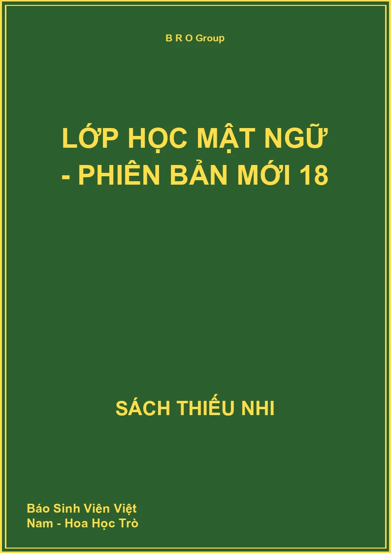 Lớp Học Mật Ngữ - Phiên Bản Mới 18