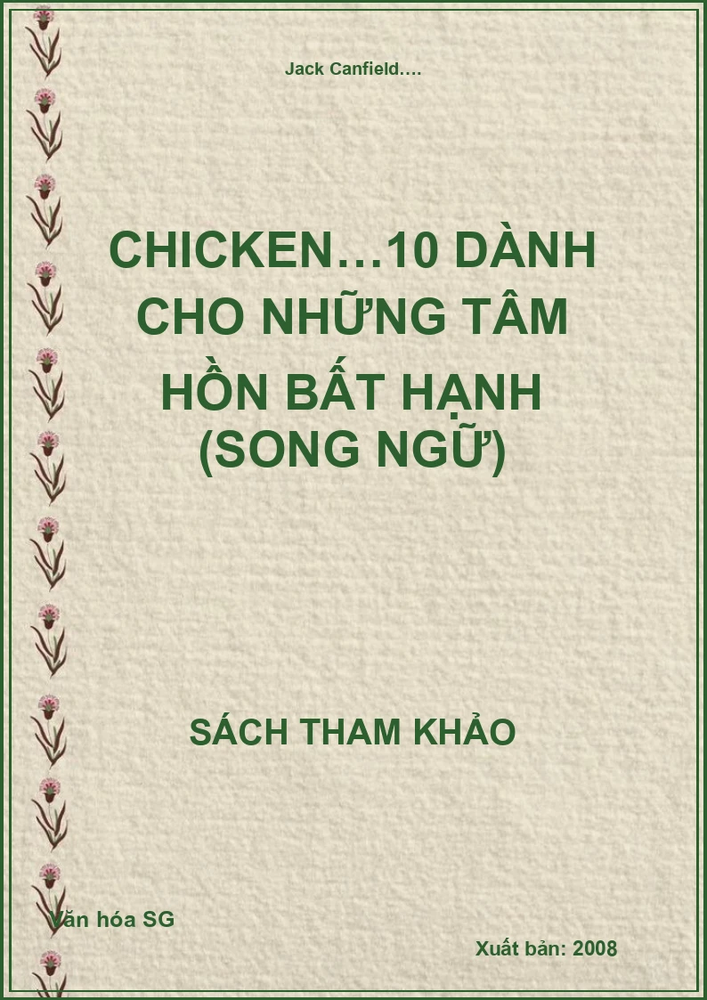 Chicken…10 dành cho những tâm hồn bất hạnh (Song ngữ)