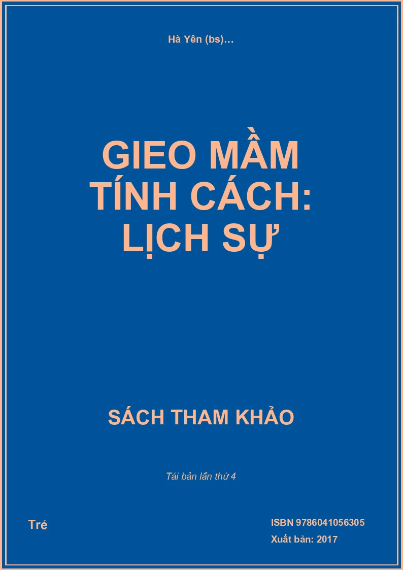 Gieo Mầm Tính Cách: Lịch Sự