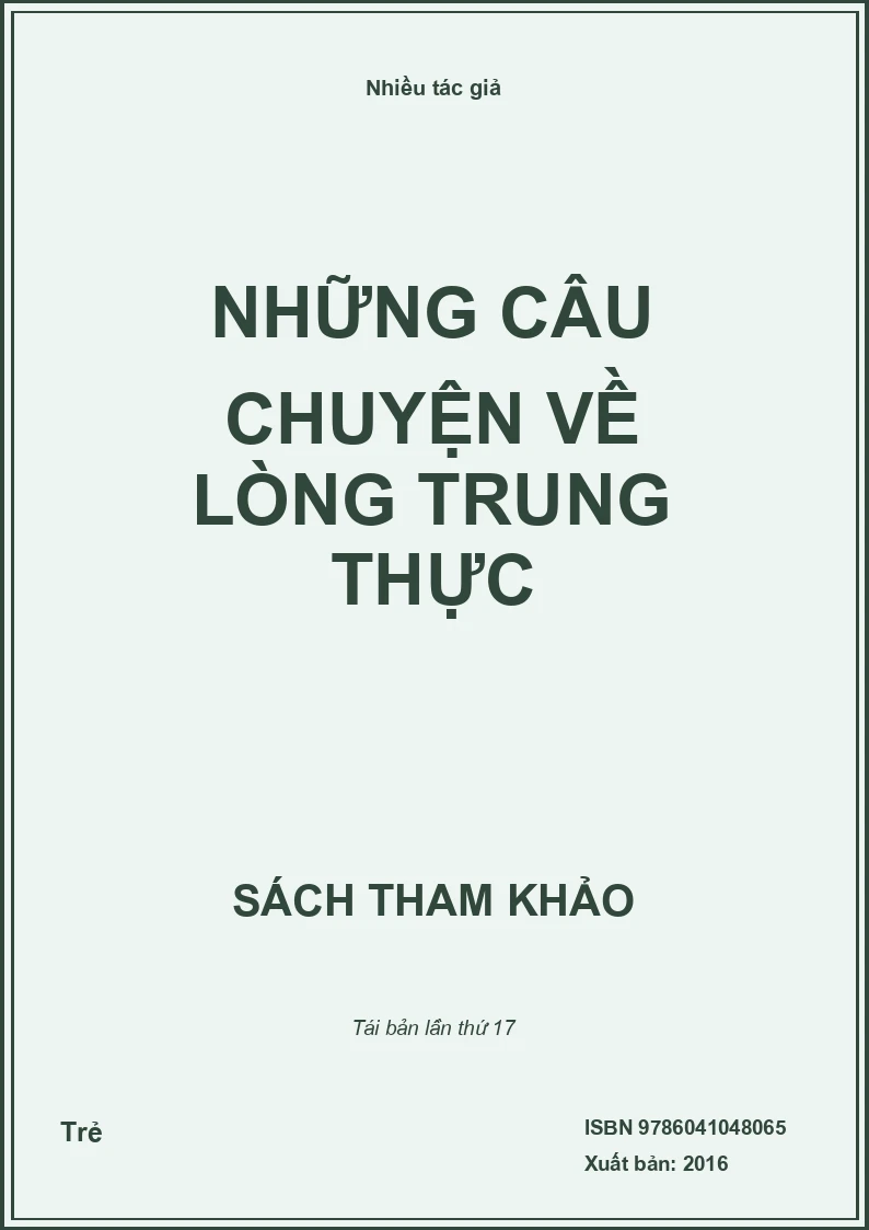 Những câu chuyện về lòng trung thực