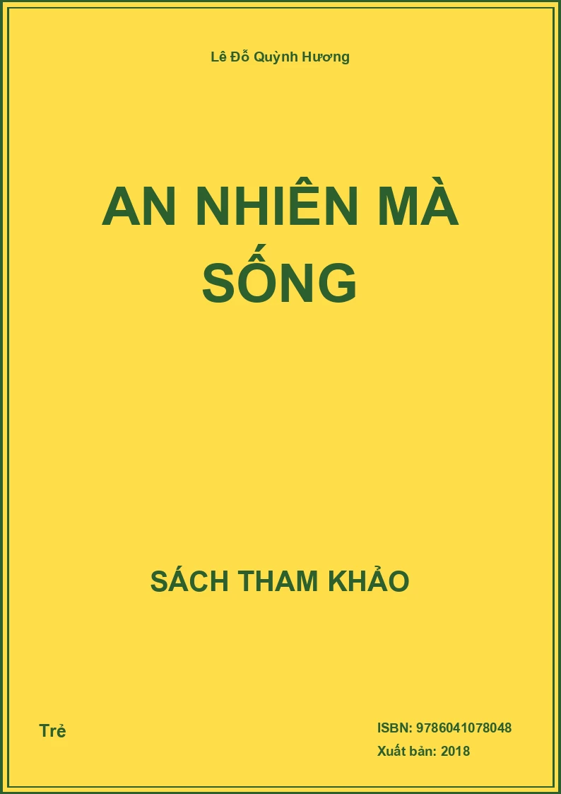 An nhiên mà sống