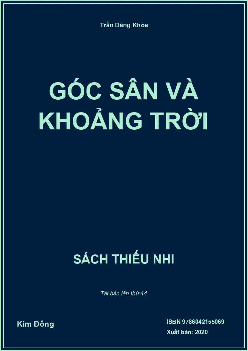 Góc sân và khoảng trời