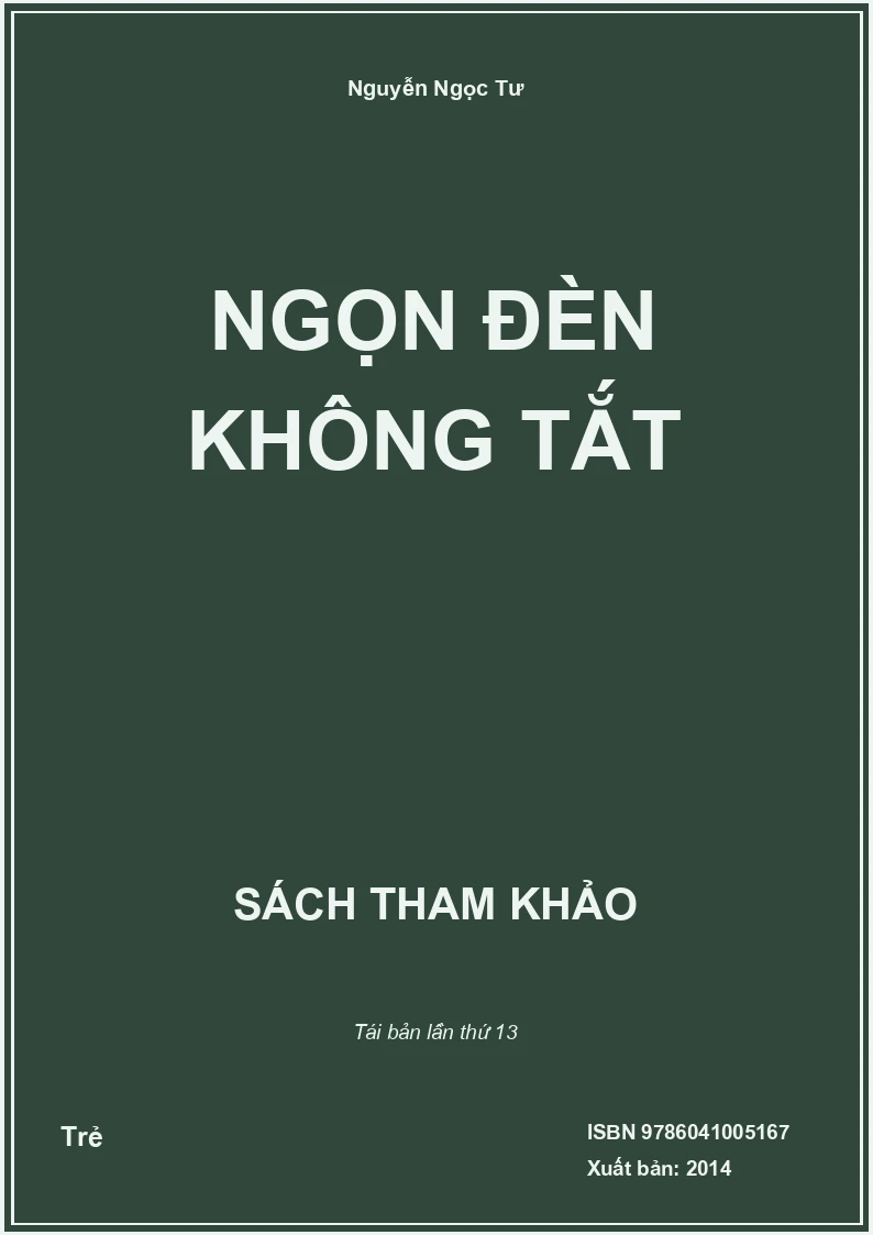 Ngọn đèn không tắt