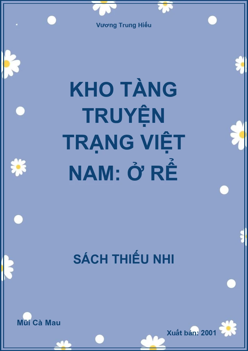 Kho tàng truyện trạng Việt Nam: Ở rể