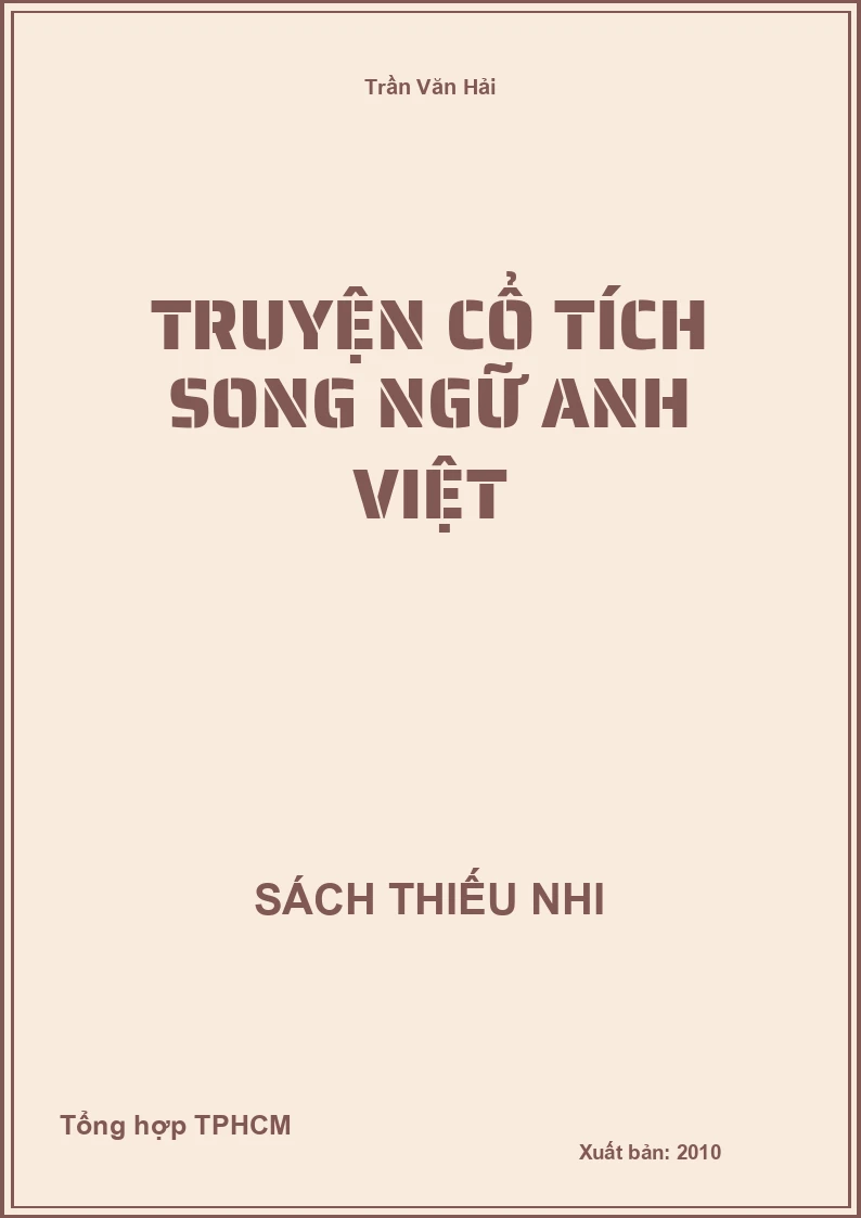 Truyện cổ tích song ngữ Anh Việt