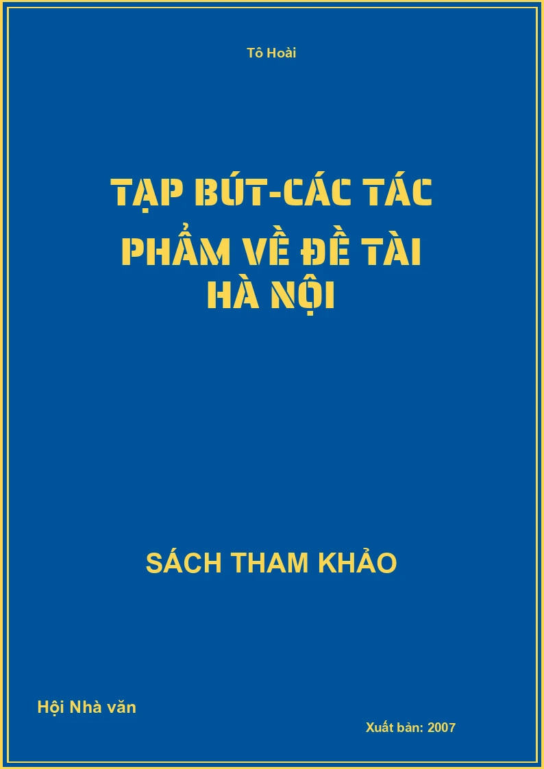 Tạp bút-Các tác phẩm về đề tài Hà Nội