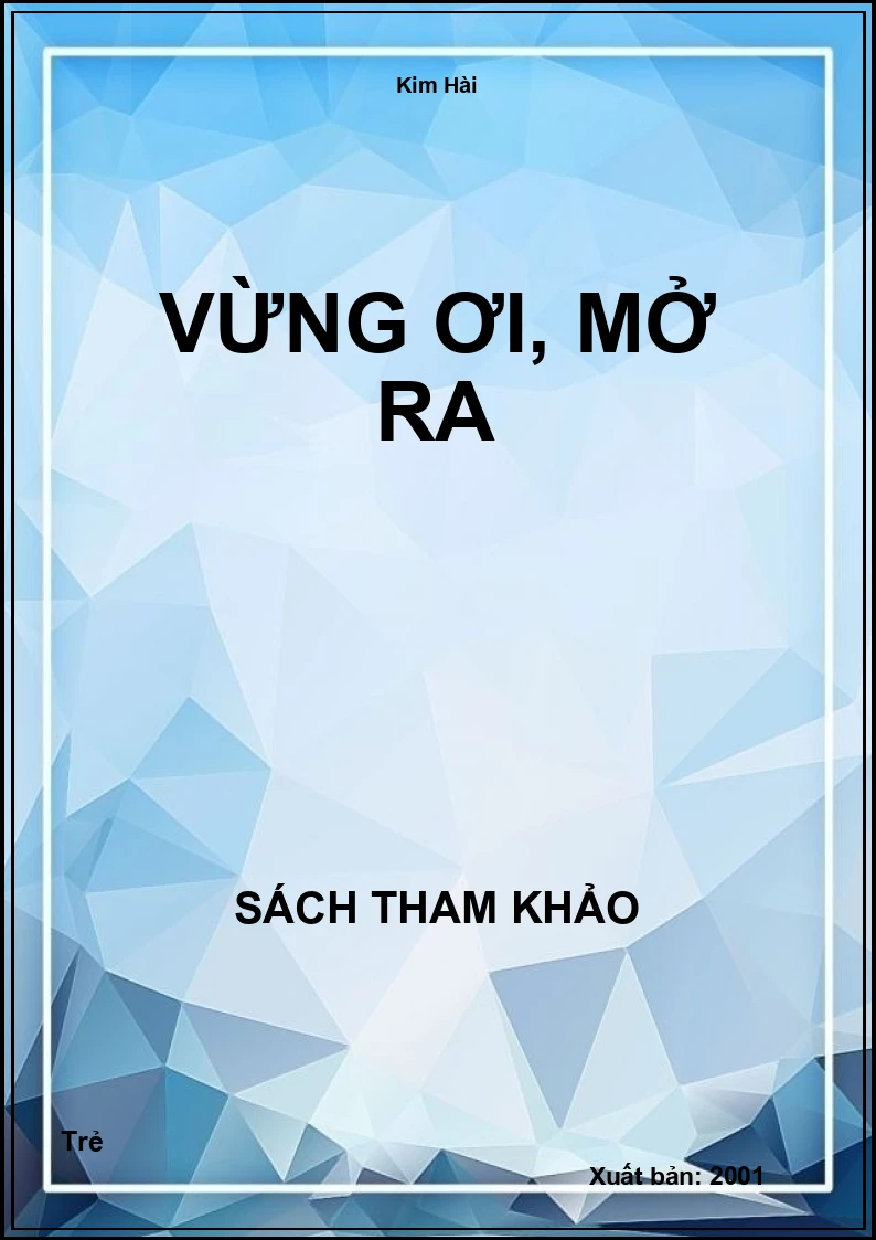 Vừng ơi, mở ra
