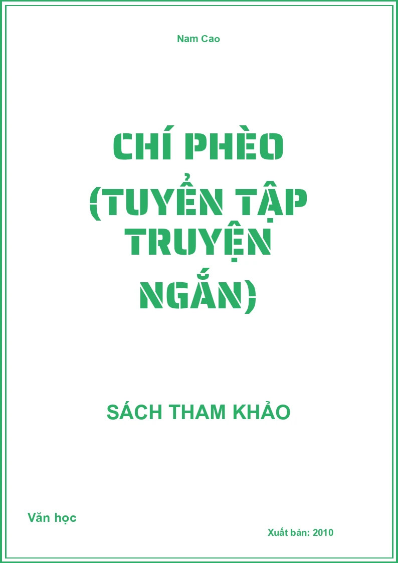 Chí phèo (Tuyển tập truyện ngắn)