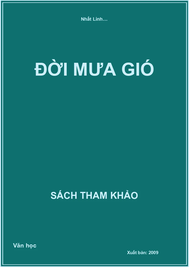 Đời mưa gió
