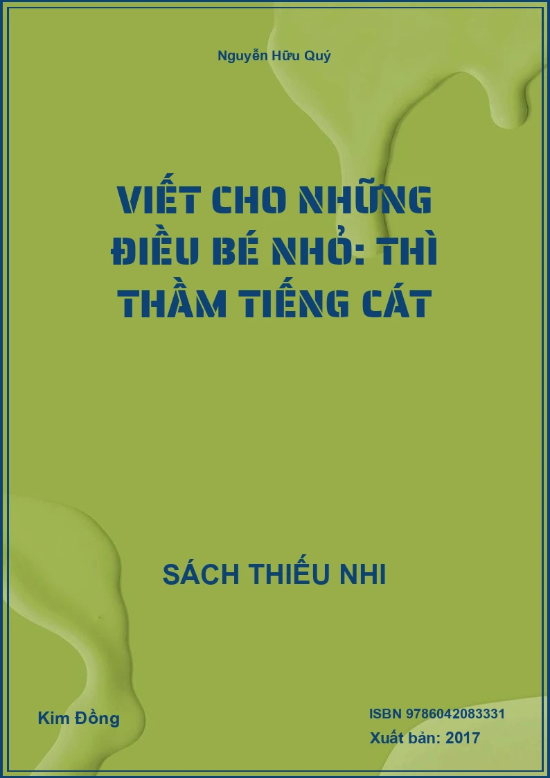 Viết cho những điều bé nhỏ: Thì thầm tiếng cát
