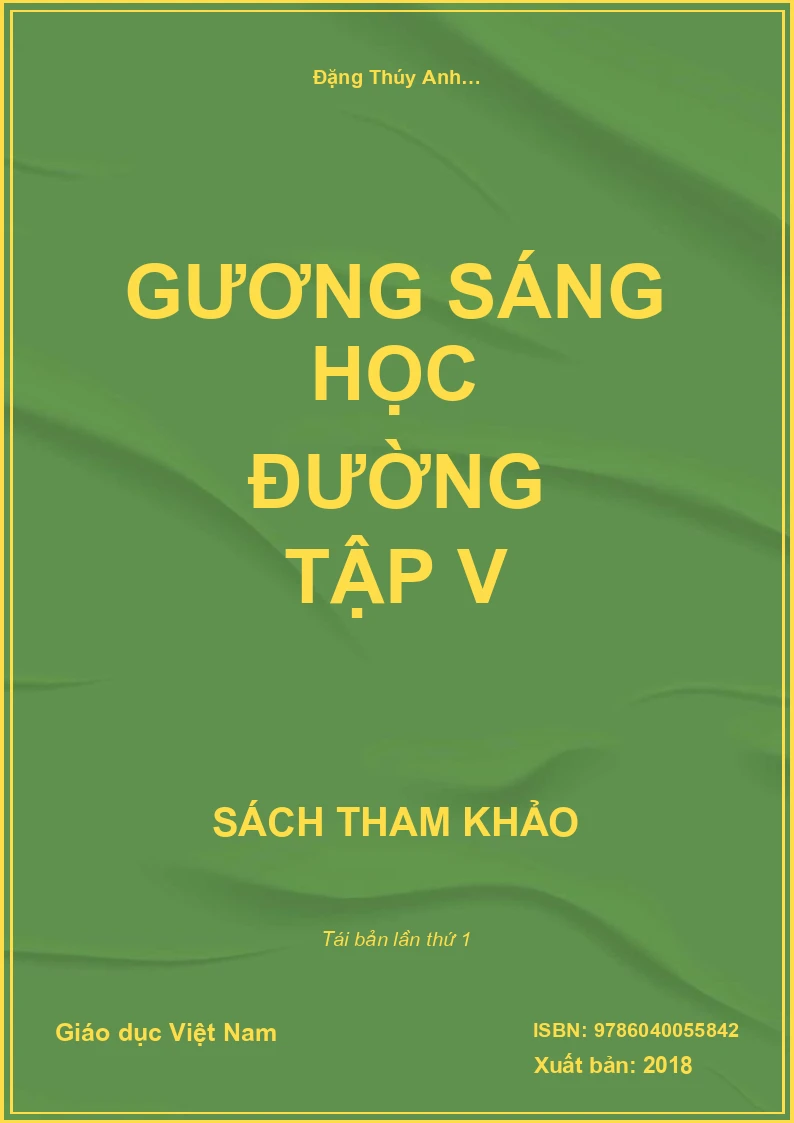 Gương sáng học đường tập V