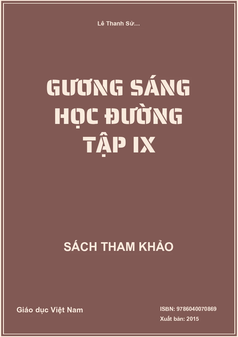Gương sáng học đường tập IX
