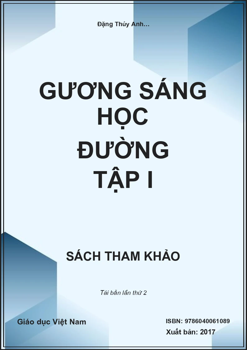 Gương sáng học đường tập I