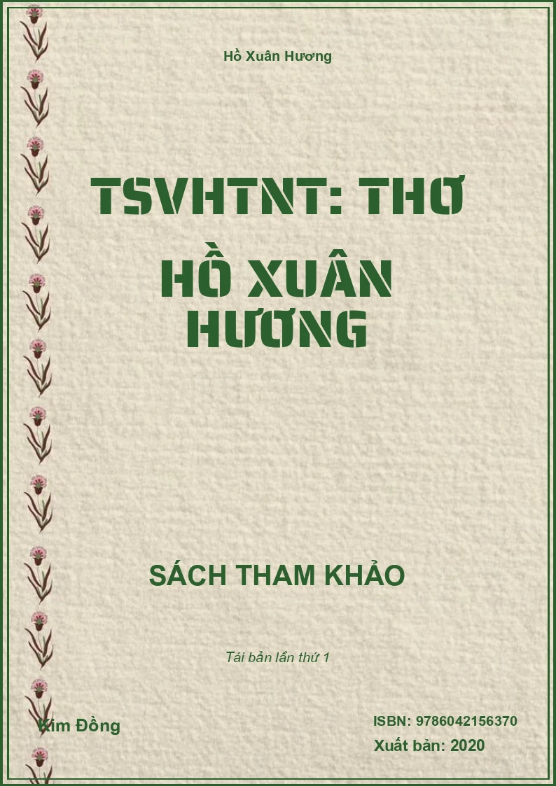 TSVHTNT: Thơ Hồ Xuân Hương