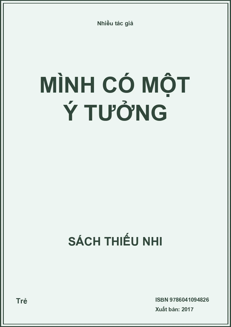 Mình có một ý tưởng