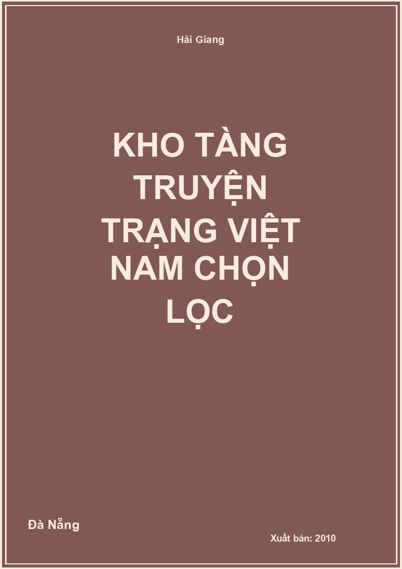Kho tàng truyện trạng Việt Nam chọn lọc