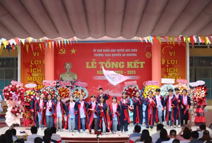 Khép Lại Một Năm Học Đáng Nhớ Tại Trường THCS Nguyễn An Khương