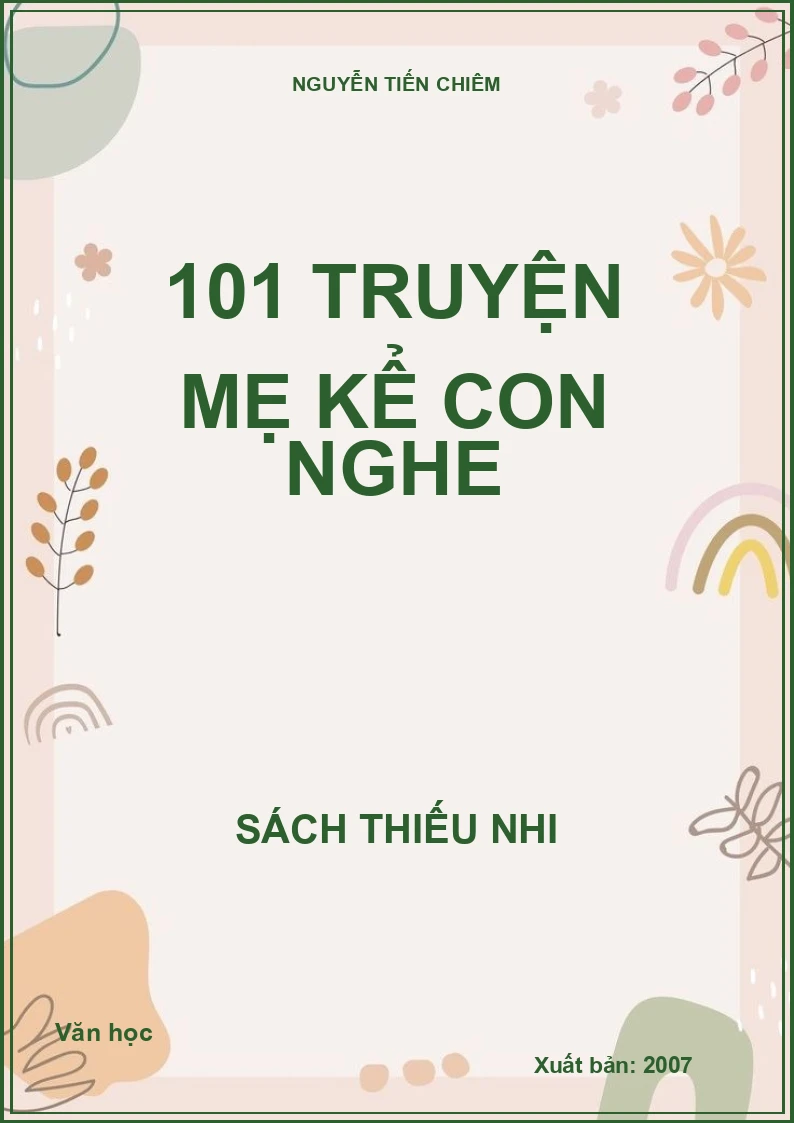 101 truyện mẹ kể con nghe