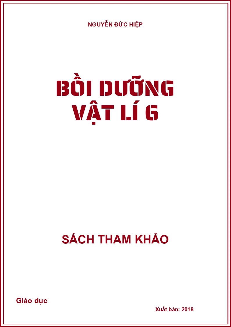 Bồi dưỡng vật lí 6