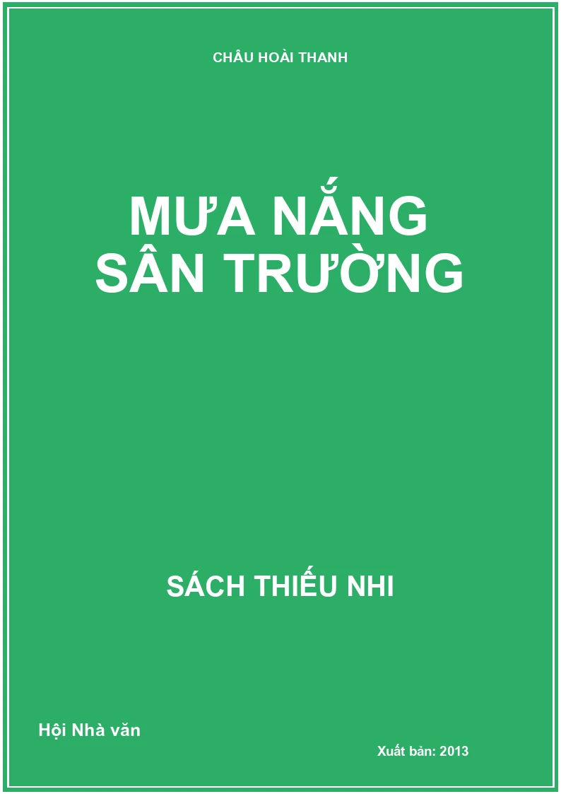 Mưa nắng sân trường