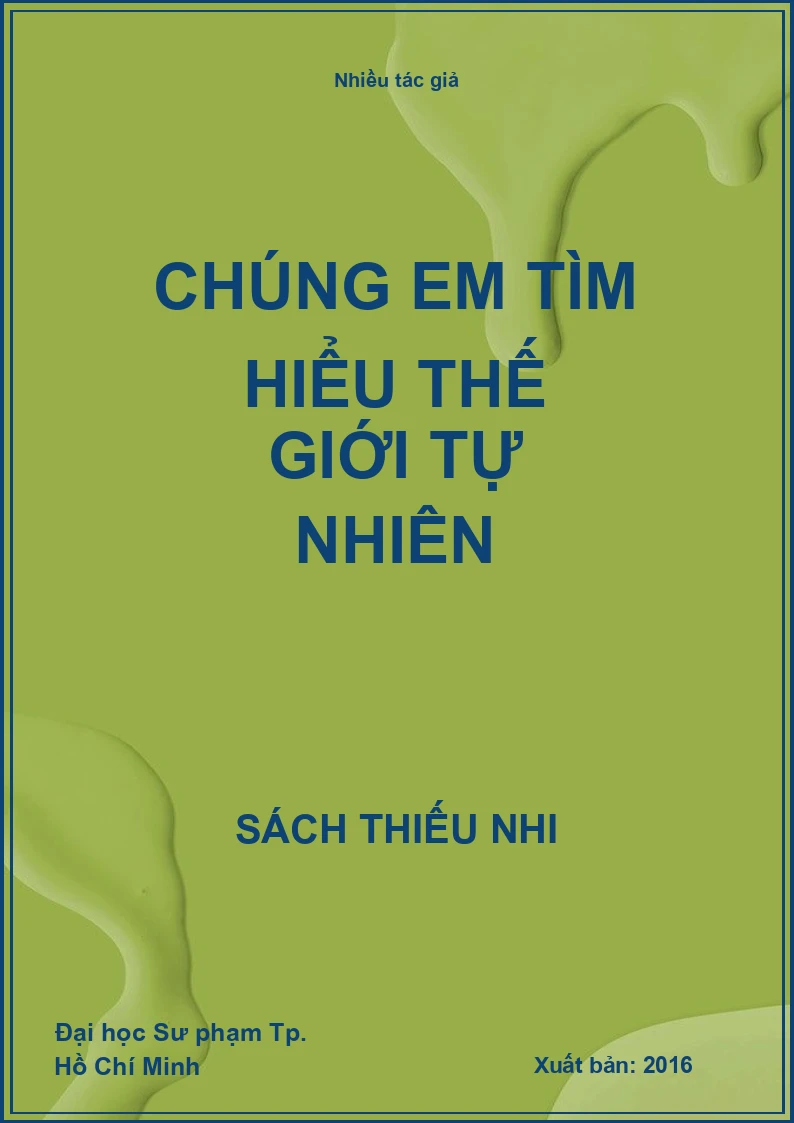 Chúng em tìm hiểu thế giới tự nhiên