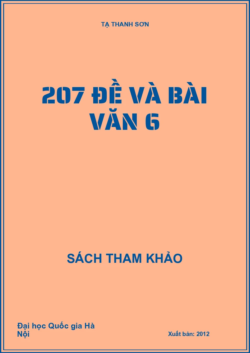 207 đề và bài văn 6