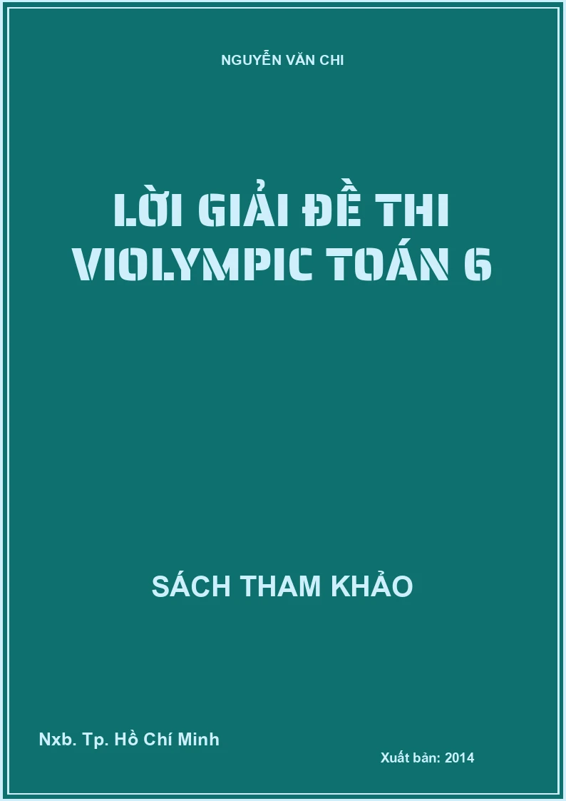 Lời giải đề thi Violympic toán 6