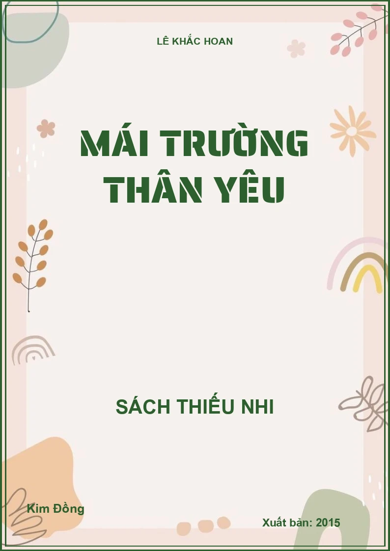 Mái trường thân yêu