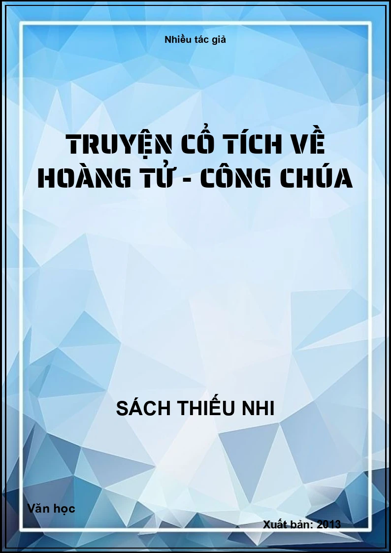 Truyện cổ tích về hoàng tử - công chúa