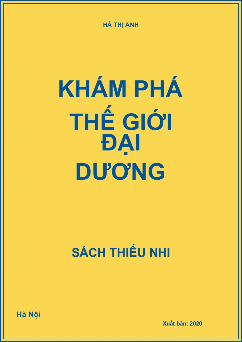 Khám phá thế giới đại dương