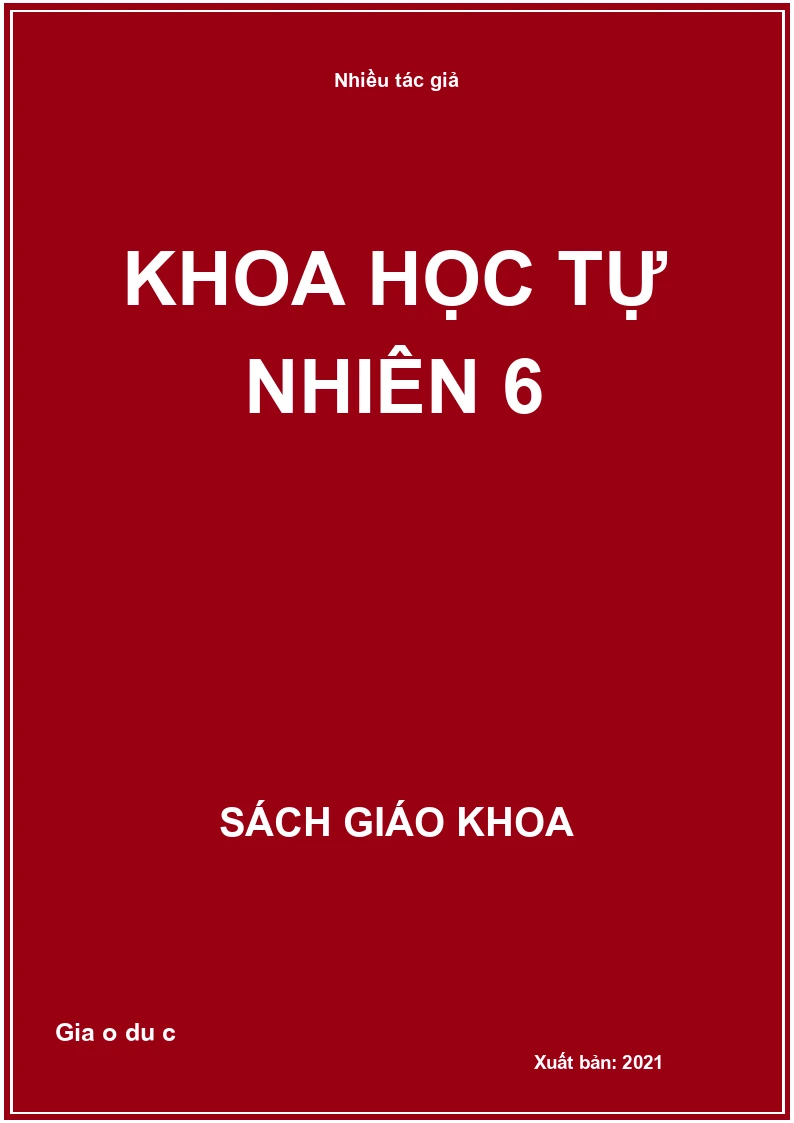 Khoa học tự nhiên 6