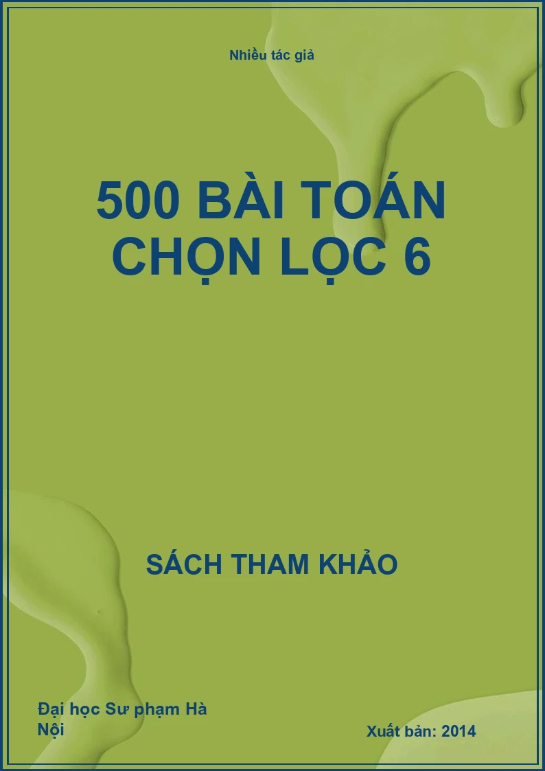 500 bài toán chọn lọc 6