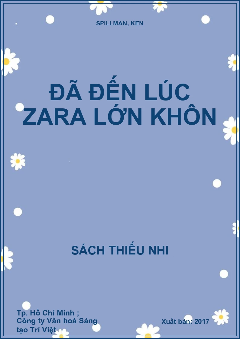 Đã đến lúc Zara lớn khôn