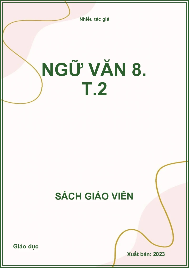Ngữ văn 8. T.2