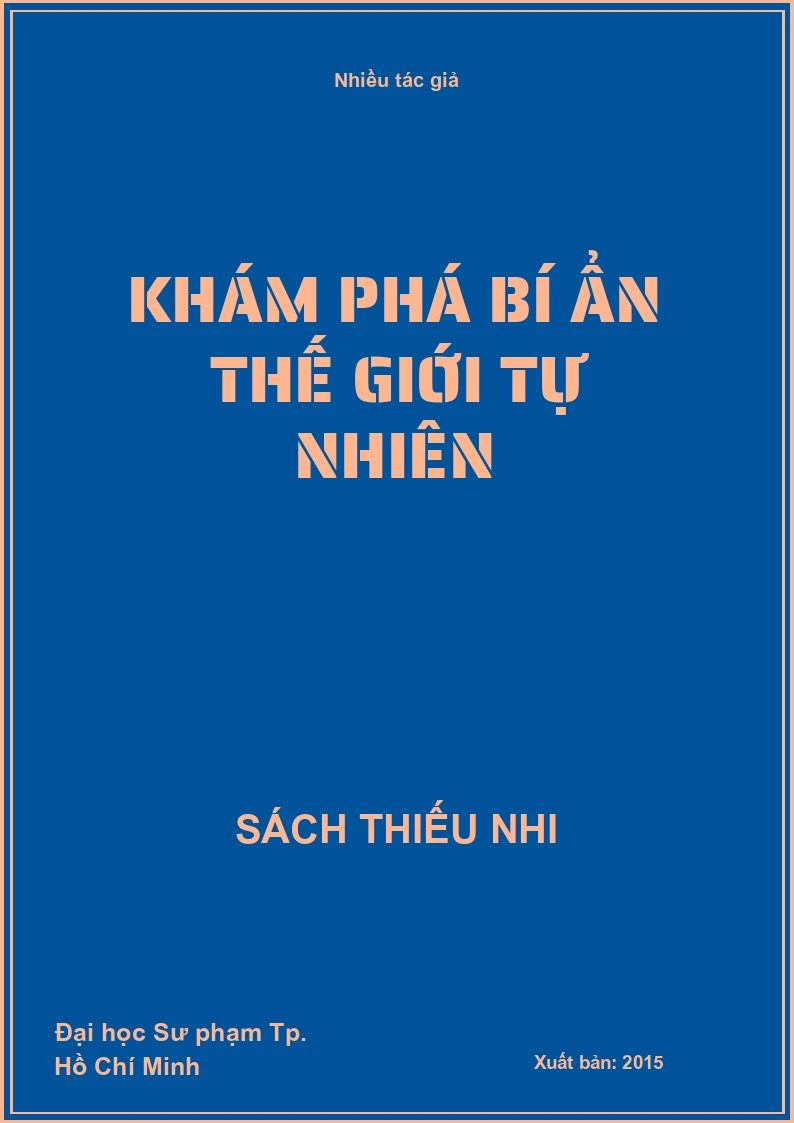 Khám phá bí ẩn thế giới tự nhiên