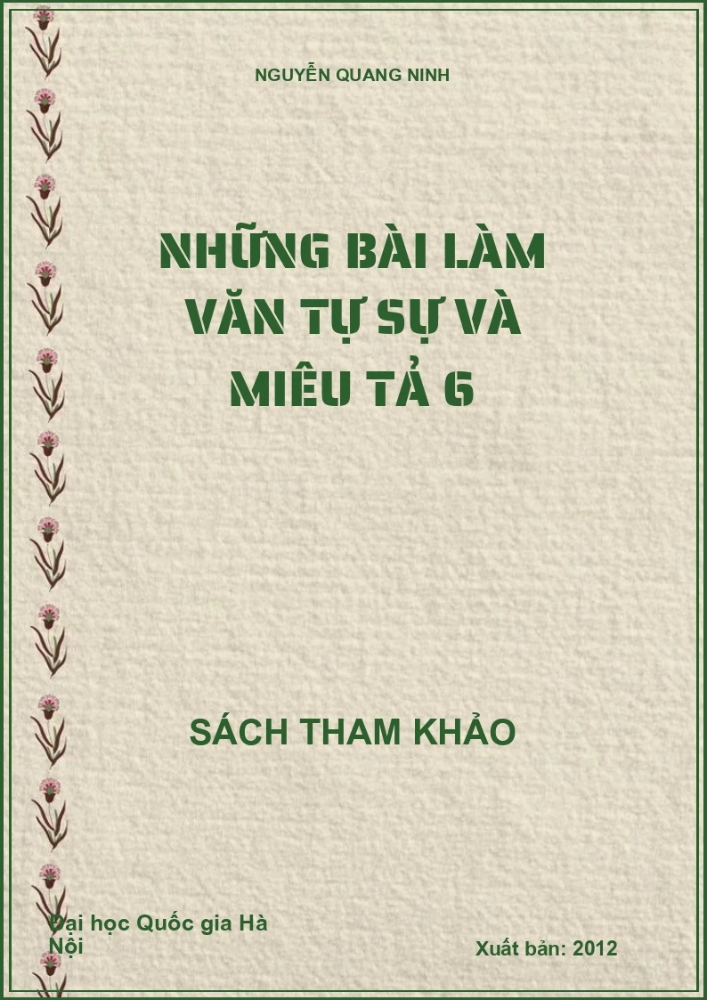 Những bài làm văn tự sự và miêu tả 6