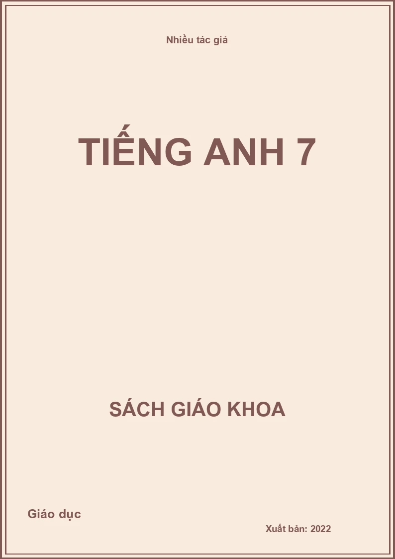 Tiếng Anh 7